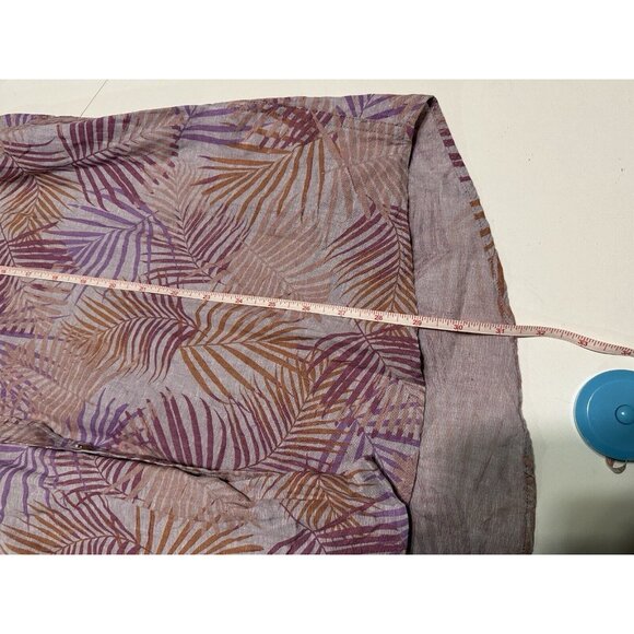 Tenth & Ocean Washable Linen Topical Short Sleeve Button Down Shirt Men's XL - Picture 7 of 7